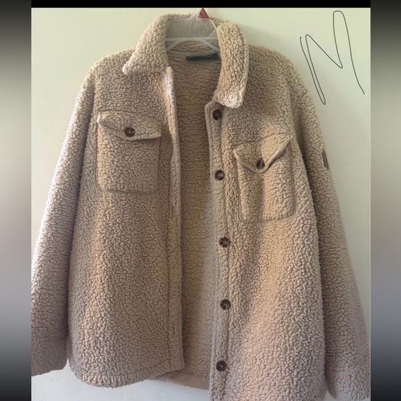 Cozy Tan Sherpa Jacket - Picture 1 of 1